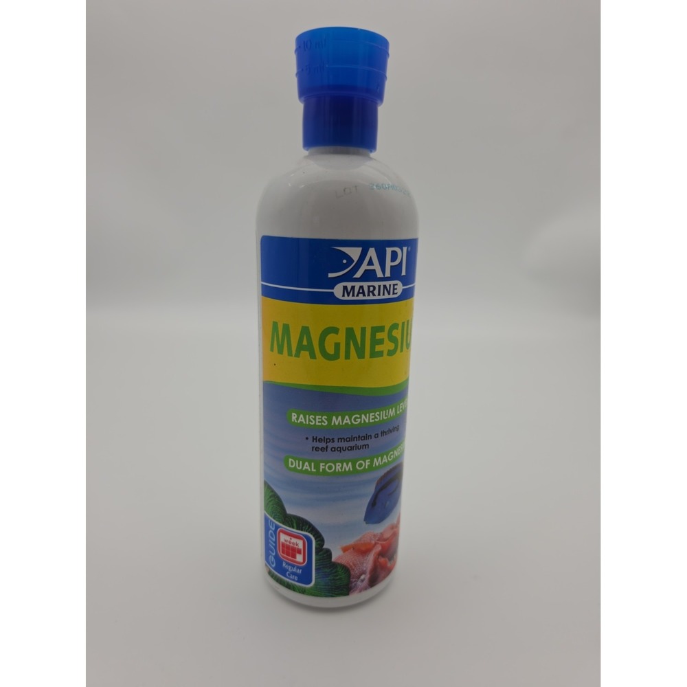 API Marine Magnesium 16oz Liquid MG Supplement for Saltwater and Reef Aquariums